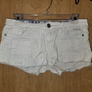 ☆BLUE ASPHALT Ivory Cargo Cut Off Shorts Raw Hem - Women's Size 3